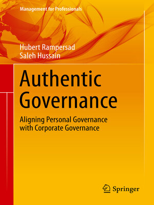 cover image of Authentic Governance